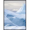 lód na grenlandii plakat z krajobrazem