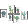 Kaktusy kwiaty rośliny grafiki