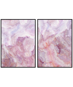Plakaty różowa abstrakcja marmur farba kolory
